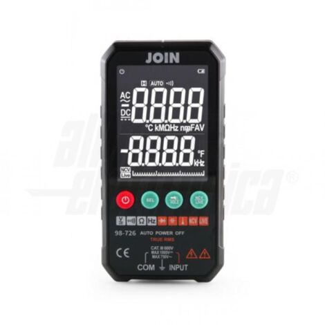 Alpha elettronica  multimetro digitale tascabile 600v - true rms 98-726
