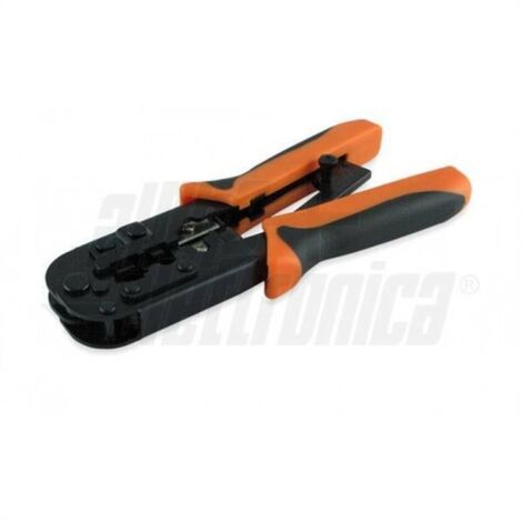 Alpha elettronica pinza a crimpare 8p8c rj45 per spine modulari 98-162
