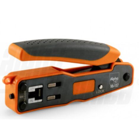 Alpha elettronica pinza compatta rj45 passante e tradizionali 98-157