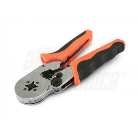 Alpha elettronica pinza crimpatrice terminali a bussola sezioni 0.25-6mm alpha elettronica 98-119