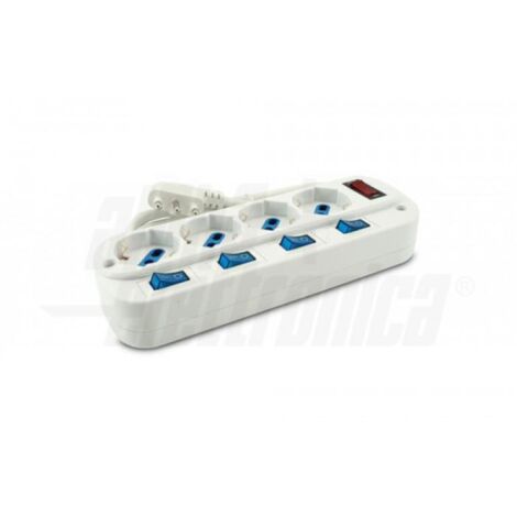 Alpha elettronica presa multipresa sp16a a 4bp 10/16a  interruttore 23-048st/04