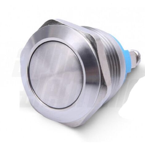 Alpha elettronica pulsante antivandalo 1pon/-/off vite acciaio piano 330-051