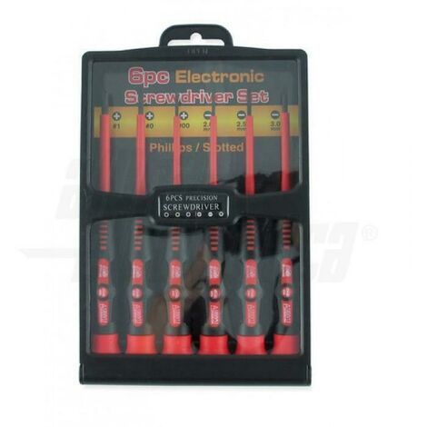 Alpha elettronica set 6 cacciaviti isolati 98-532
