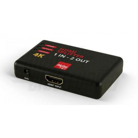 Alpha elettronica splitter hdmi 1 in 2 out 4k  ct302/6-1