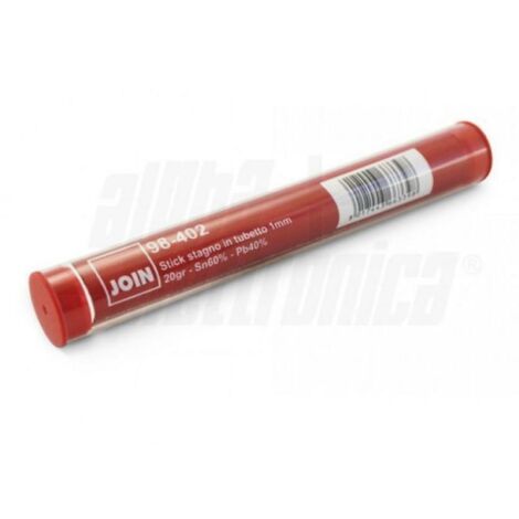 Alpha elettronica stagno tubetto sn60 pb40 d.1mm 98-402
