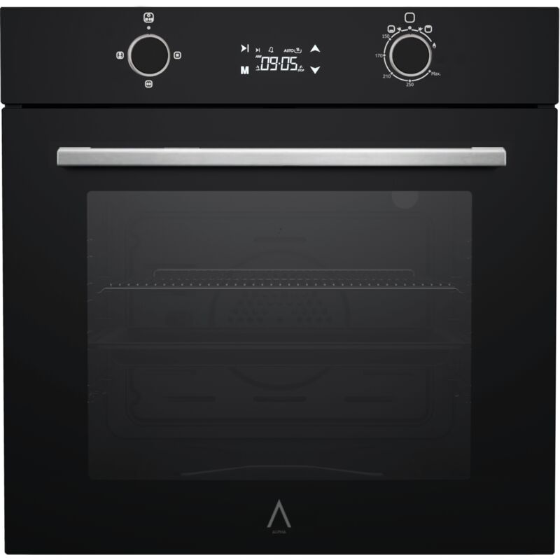 Horno Eléctrico neptuno elite Cristal Negro, Pantalla a Color, Triple Cristal, Guías Telescópicas Alta Gama - Alpha