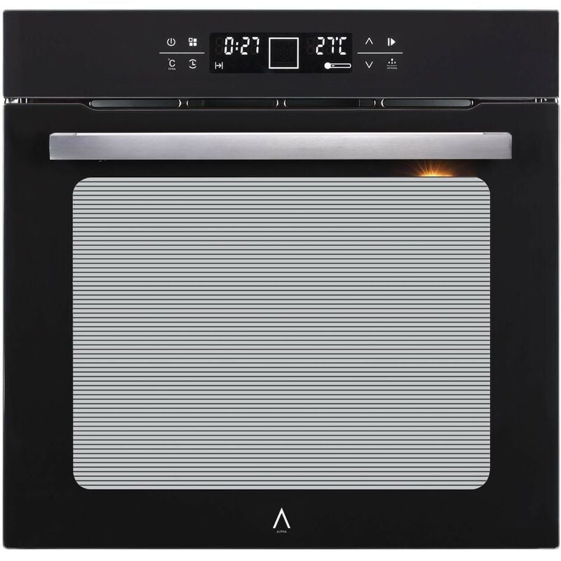 Alpha - Horno Pirolítico neptuno elite pro 75l. xxl Triple Cristal, Multifunción, Guías Telescópicas Alta Gama