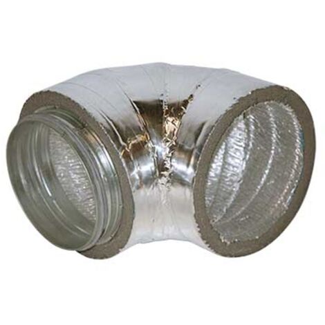 alpha innotec ISO-Light Bogen 90 Grad LVR 160/90 für BWP 190S und BWP 260S