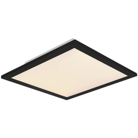 ALPHA PLAFONIERA LED 13,5W 1600lm, 3000K QUADRATA BORDO NERO 30X30CM