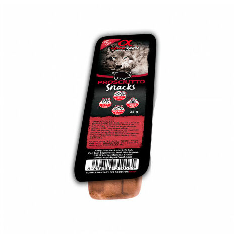 Alpha Spirit Ham Snacks for Dogs Pack 16 x 35G