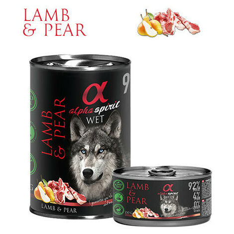 Alpha Spirit Lata Lamb Pera 12x150 gr
