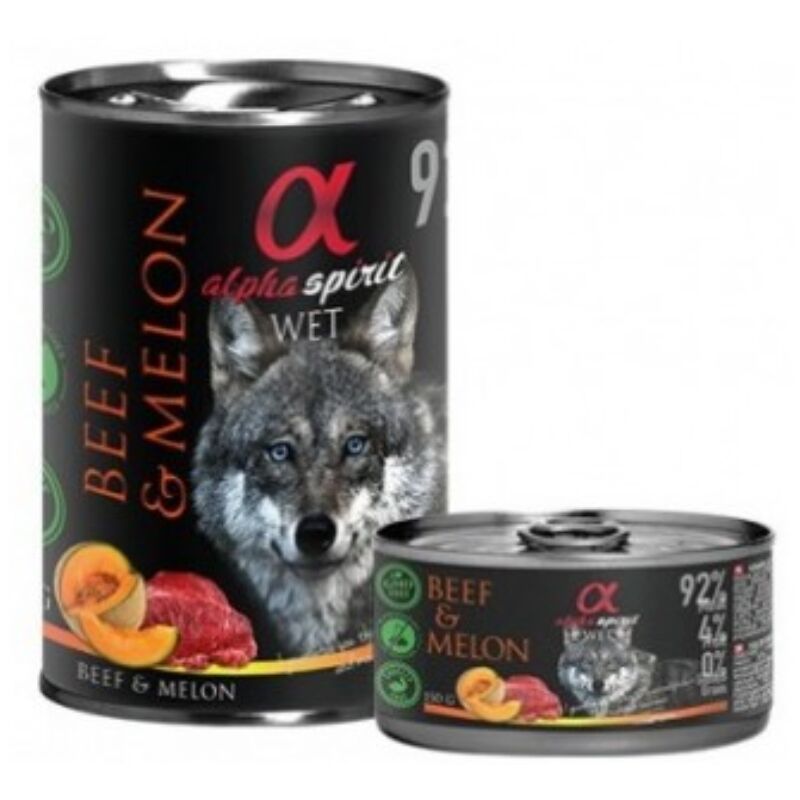 

Alpha Spirit Lata Ternera Melón 12x150 gr