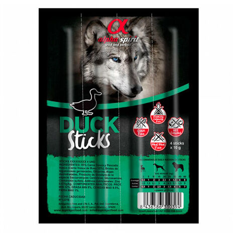 Alpha Spirit Ristra di barre per cani per cani 16 4 x 10g contenitori
