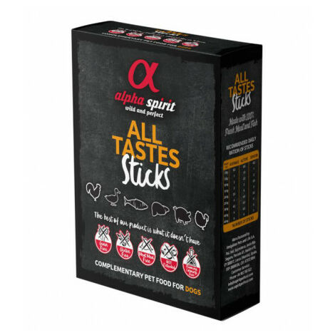 Alpha Spirit Ristra Fall Multisaboren fÐ©r Hunde 6 x 4 Uds 10 g