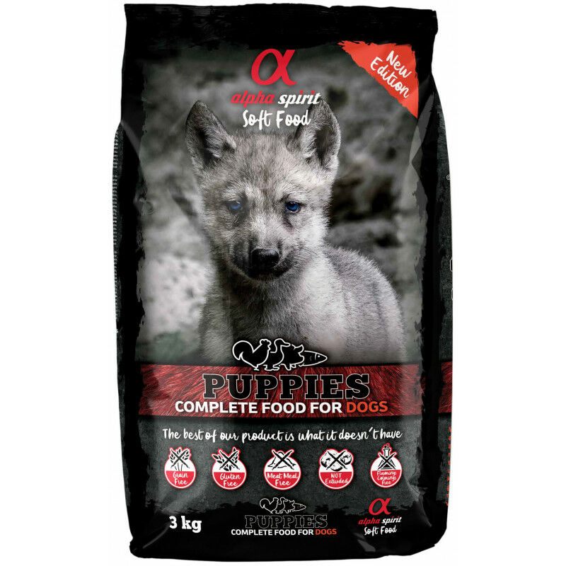 

Pienso Semihúmedo Spirit Puppies para Perro, 3 KG - Alpha