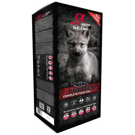 Alpha Spirit Semihumedo Puppies para Perros Cachorro - 9 kg