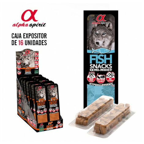 Alpha Spirit Snack Tacos Pescado Pagk 16 x 35 g