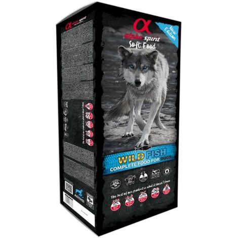 Alpha Spirit Spirit SemiHucedo Wild Fish cibo per i cani - 9 kg