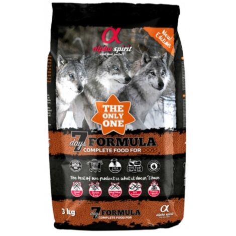 Alpha Spirit The Only One 7 Days Pienso para Perros - 3 kg