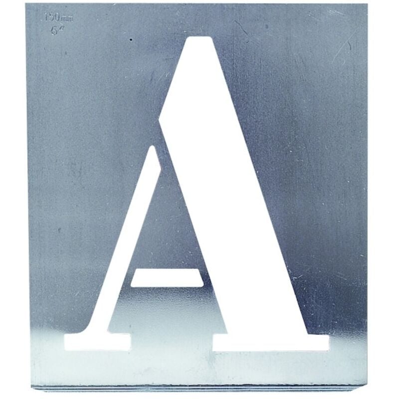 Wilmart - Pochoir métal alphabet 80mm 315013