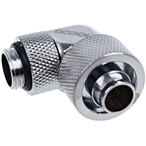 Alphacool 17237 - Nickel - Argent - Mâle - 90° - 22 mm - 35,5 mm - 34,5 mm (17237)