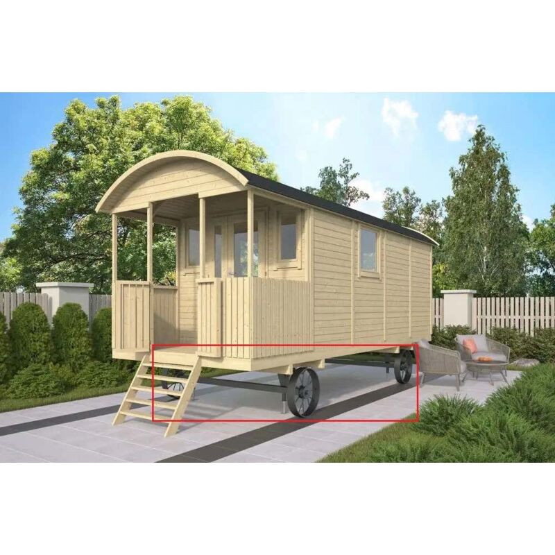 Alpholz - chariot de cirque châssis