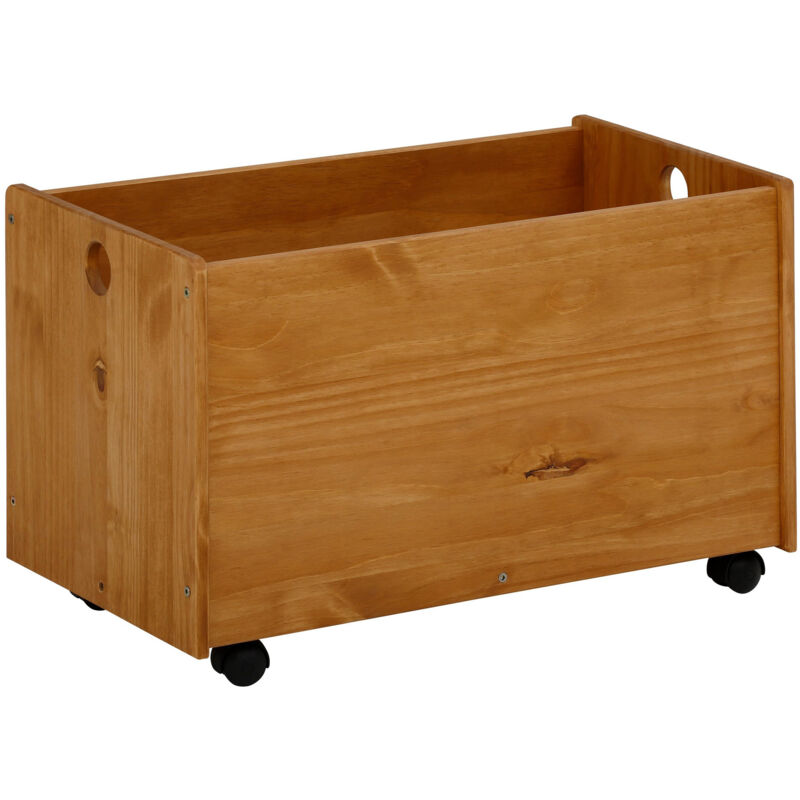 AlpiCoffre à jouets gris
