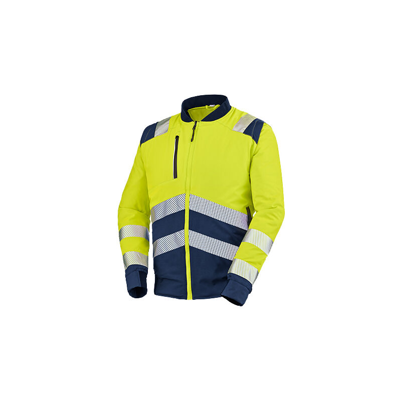 Alpilles varsity jacket fluo yellow / navy s - fluo yellow / navy