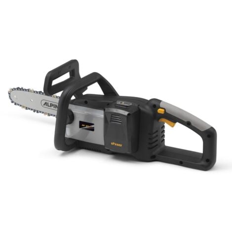ALPINA ACS 20 Li Motosega a batteria in kit, motore brushless da 700W, barra da 25cm, batteria STIGA ePower da 20V 4Ah, peso leggero 3,08kg