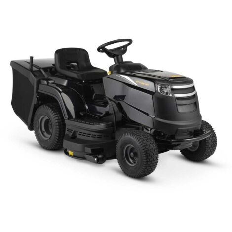 Alpina – Tracteur tondeuse thermique 98 cm – Moteur STIGA 432 cm3 7,2 kW – Transmission hydrostatique – Bac de ramassage 240L – Pour surfaces jusqu'à 4500m²