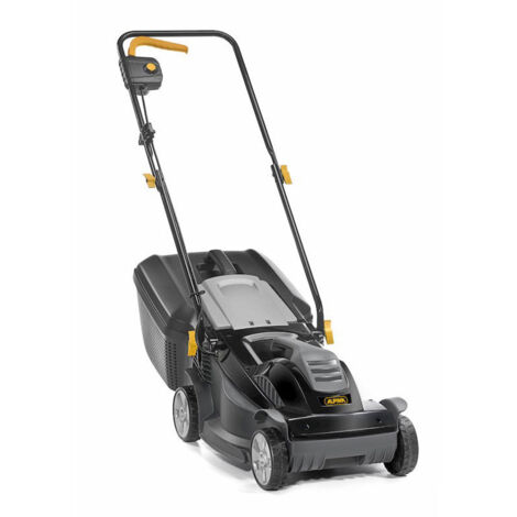 ALPINA BL 380 E Elektro-Rasenmäher, 1400 W Motor, 38 cm Schnittbreite, 40-Liter Fangkorb, ohne Antrieb