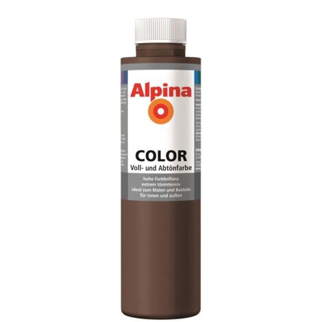 Alpina Choco Brown 750 ml choco brown seidenmatt Abtönfarbe