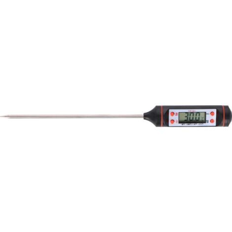 ALPINA Digitales-Küchenthermometer, 25x240 mm, -50 bis +300 Grad Cel.