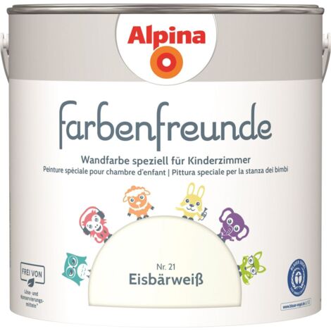 Alpina Farbenfreunde Eisbärweiß 2,5 L
