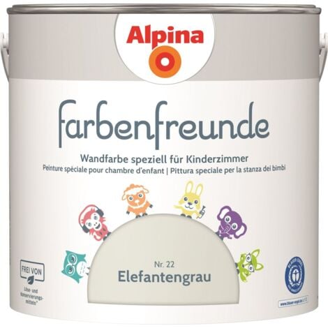 Alpina Farbenfreunde Elefantengrau 2,5 L