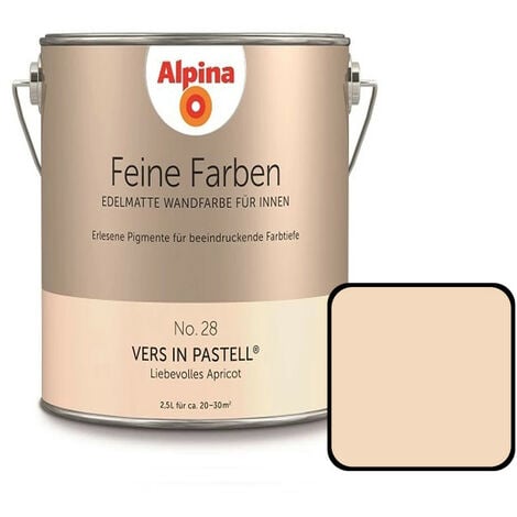 Alpina Feine Farbe No 28 2,5 l Liebevolles Apricot Vers in Pastell