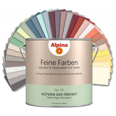 main image of "Alpina Feine Farben - Edelmatte Wandfarbe für Innen, alle 32 Farbtöne, 2,5L Dose"