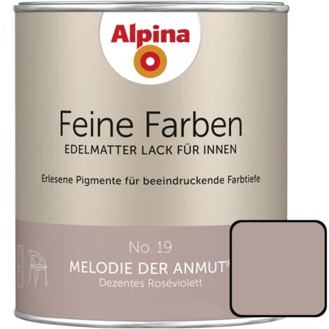 Alpina Feine Farben Lack No. 19 Melodie der Anmut  roséviolett edelmatt 750 ml Buntlacke