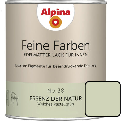 Alpina Feine Farben Lack No. 38 Essenz der Natur  pastellgrün edelmatt 750 ml Buntlacke