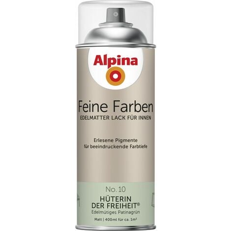 Alpina Feine Farben Sprühlack No. 10 Hüterin der Freiheit patinagrün edelmatt 400 ml Sprühlacke