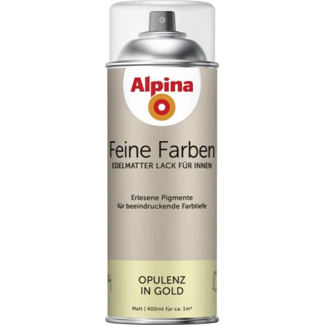 Alpina Feine Farben Sprühlack Opulenz in Gold 400 ml Sprühlacke