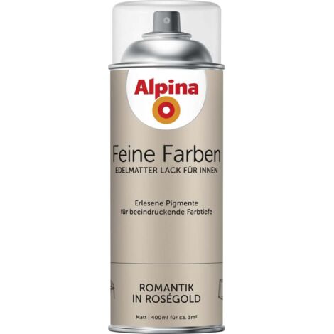 Alpina Feine Farben Sprühlack Romantik in Roségold 400 ml Sprühlacke