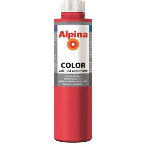 Alpina Fire Red 750 ml seidenmatt Abtönfarbe