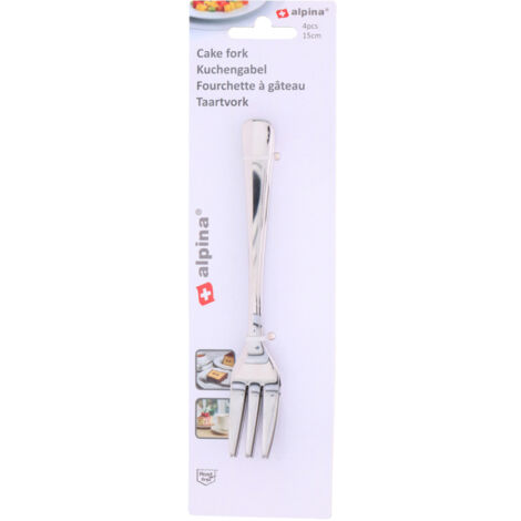 Alpina Gebaksvorkjes 15 cm 4 pièces RVS