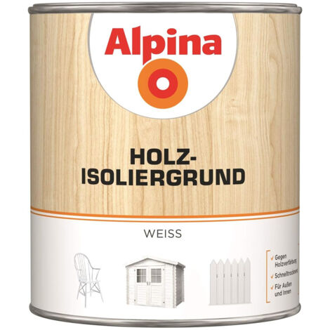 ALPINA Holz-Isoliergrund, weiß, 750ml