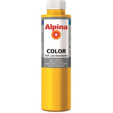 Alpina Lucky Yellow 750 ml lucky yellow seidenmatt Abtönfarbe