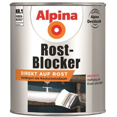 Alpina Metallschutz-Lack Rostblocker 750ml Metallack Schutzlack
