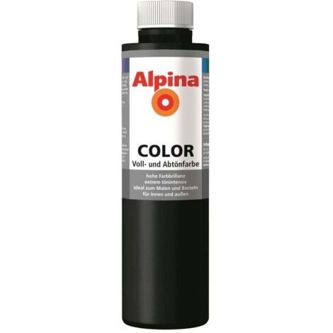 Alpina Night Black 750 ml night black seidenmatt Abtönfarbe