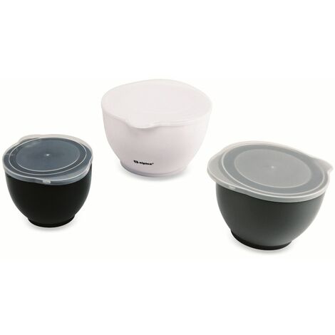 ALPINA Rührschüssel-Set, 6-teilig, 1,2 / 2 / 3,4 L
