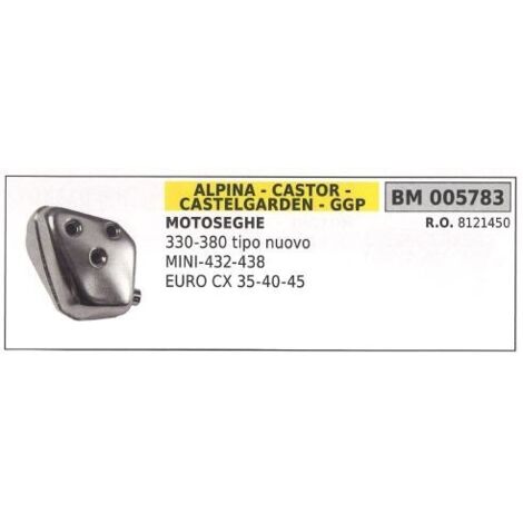 ALPINA silencieux tronçonneuse 330 380 nouveau type mini 432 438 euro CX 35 40 005783